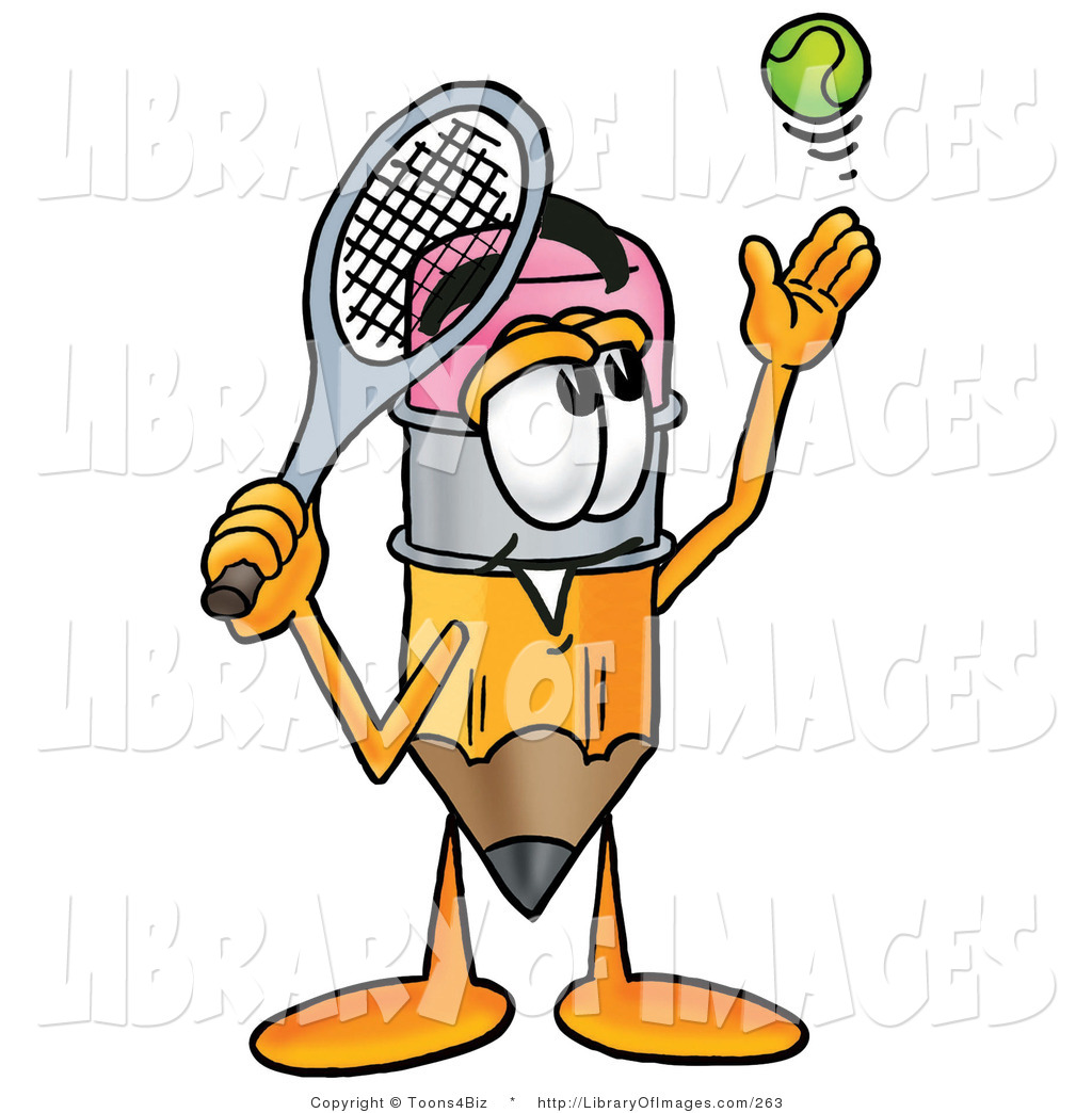 1024x1044 Clip Art Of A Cute Pencil Mascot Cartoon Character Preparing