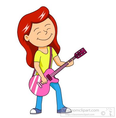 393x400 Guitar Clipart