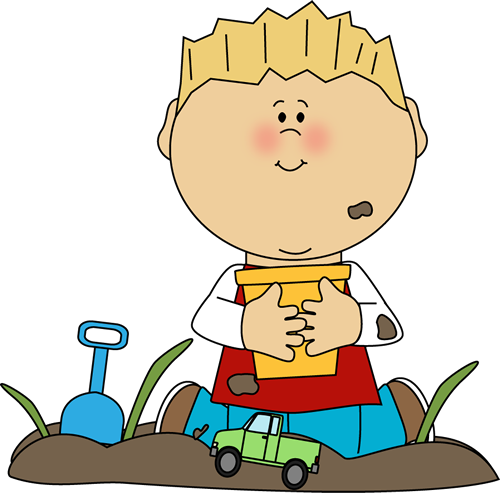500x493 Clipart Kid Playing