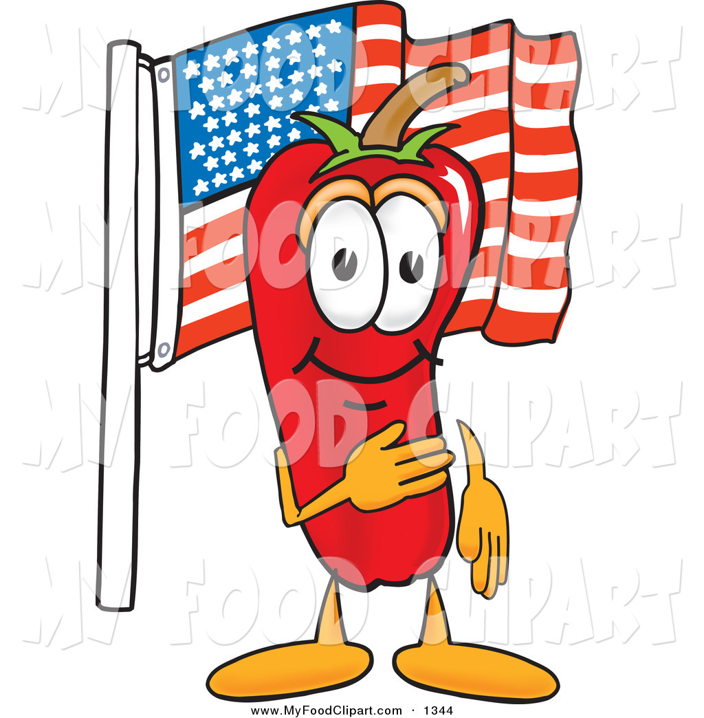 1024x1044 Food Clip Art Of A Patriotic Hot Chili Pepper Mascot Cartoon