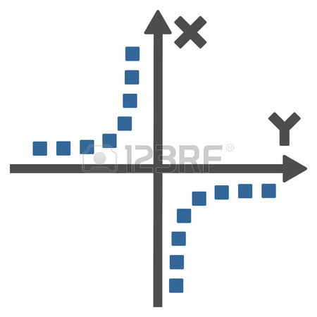 450x450 Vector Hyperbola Plot Eps Vector Pictogram. Illustration Style