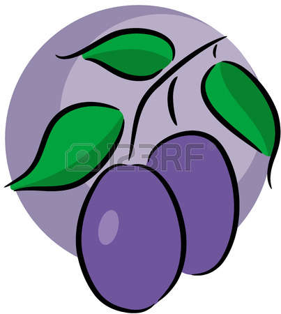 403x450 Plum Clipart Violet