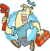 165x170 Plumber Clip Art