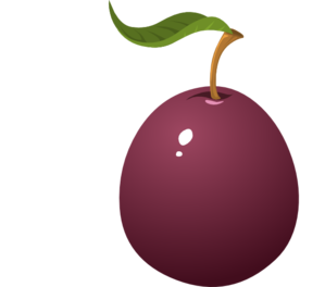 299x264 Plum Clip Art