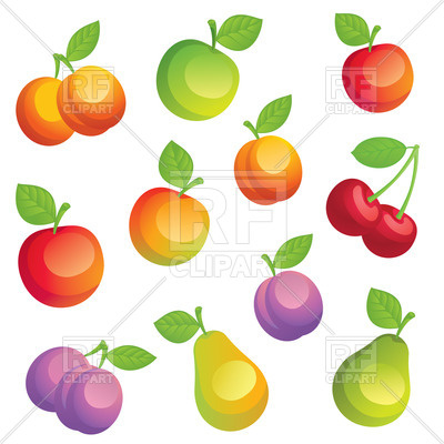 400x400 Cartoon Fruits