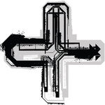 150x149 Grunge Black Font Plus Symbol Royalty Free Vector Clip Art Image