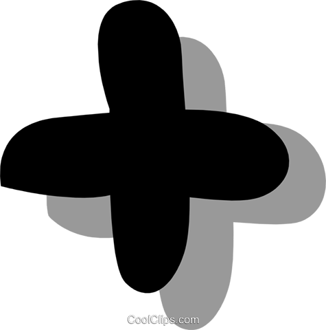 475x480 Plus Sign Royalty Free Vector Clip Art Illustration Text0370