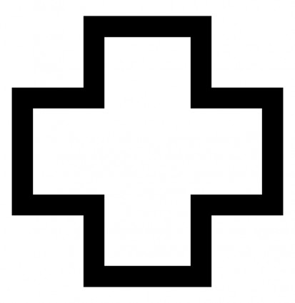 413x425 Plus Sign Clip Art