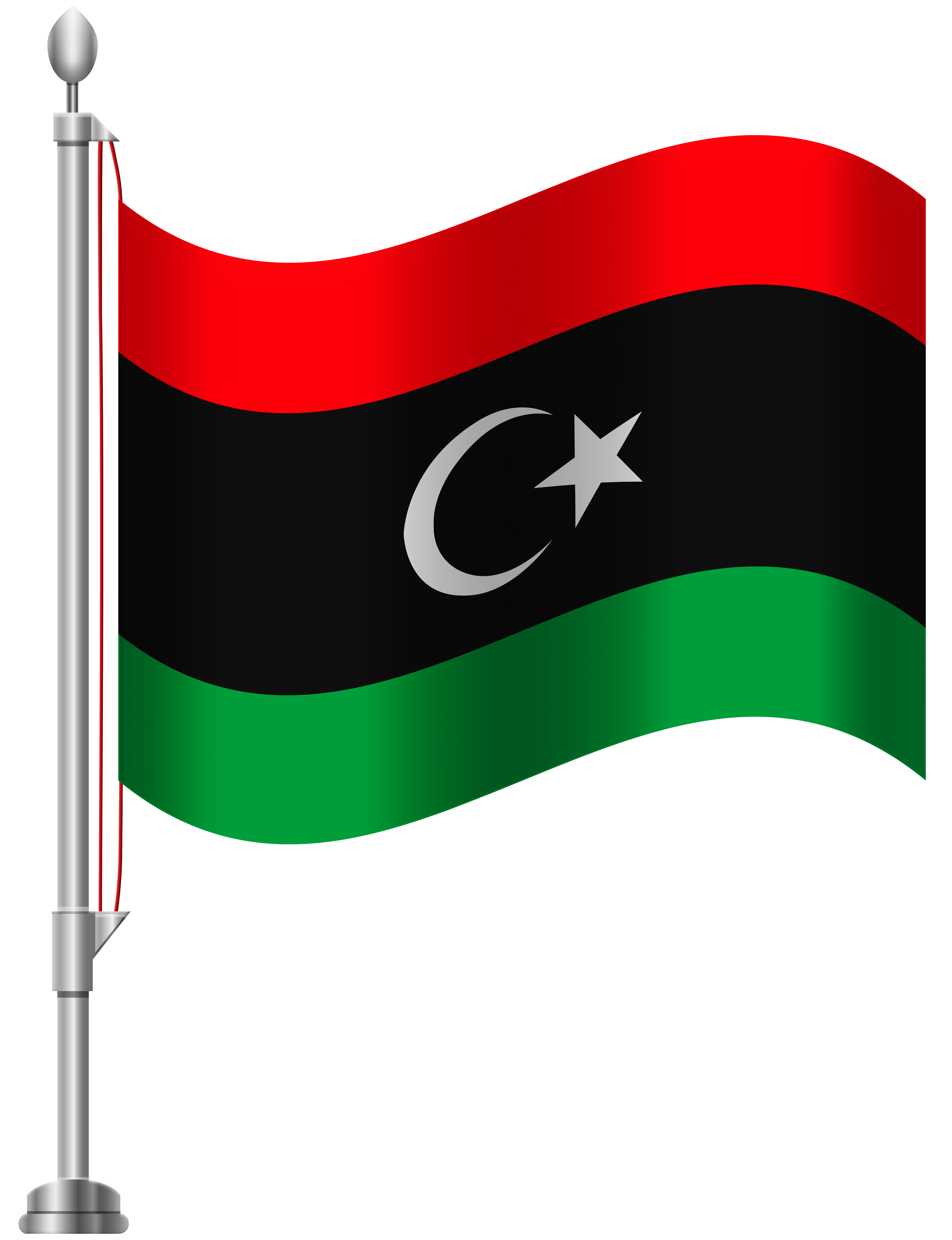 6141x8000 Libya Flag Png Clip Art