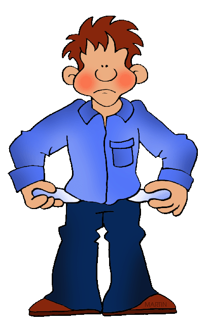 412x648 Empty Pockets Clip Art