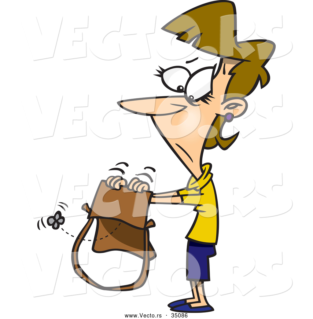 1024x1044 Woman With Empty Pockets Clipart
