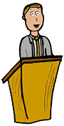 90x177 Podium Clipart