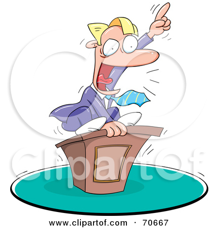 450x470 President At Podium Clipart 2144557