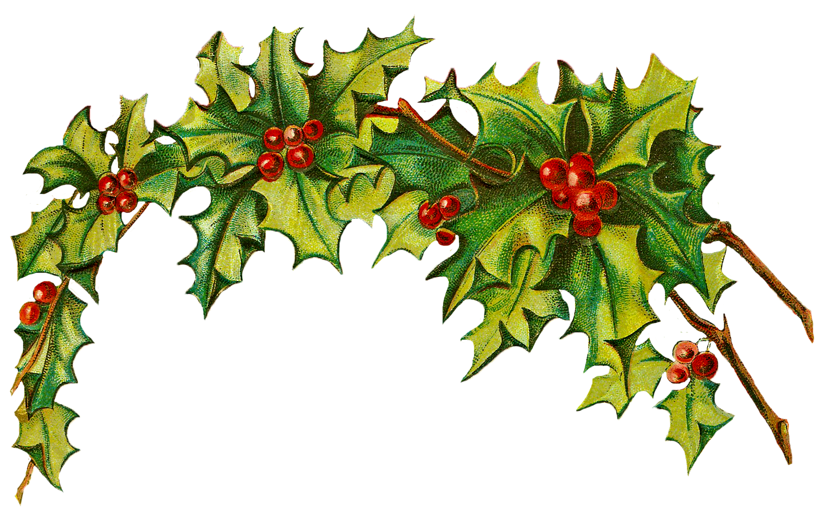 1648x1048 Vintage Christmas Clip Art