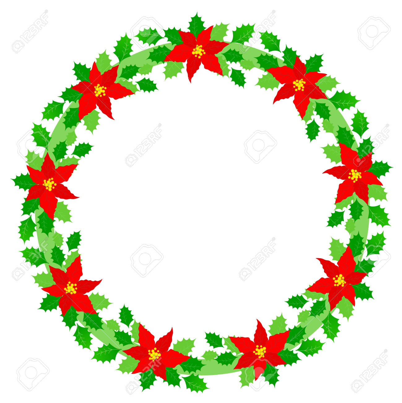 1299x1300 Poinsettia Clipart Beautiful Christmas