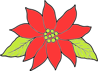 400x291 Christmas Poinsettias Crafts For Kids Make Xmas Poinsettias Arts