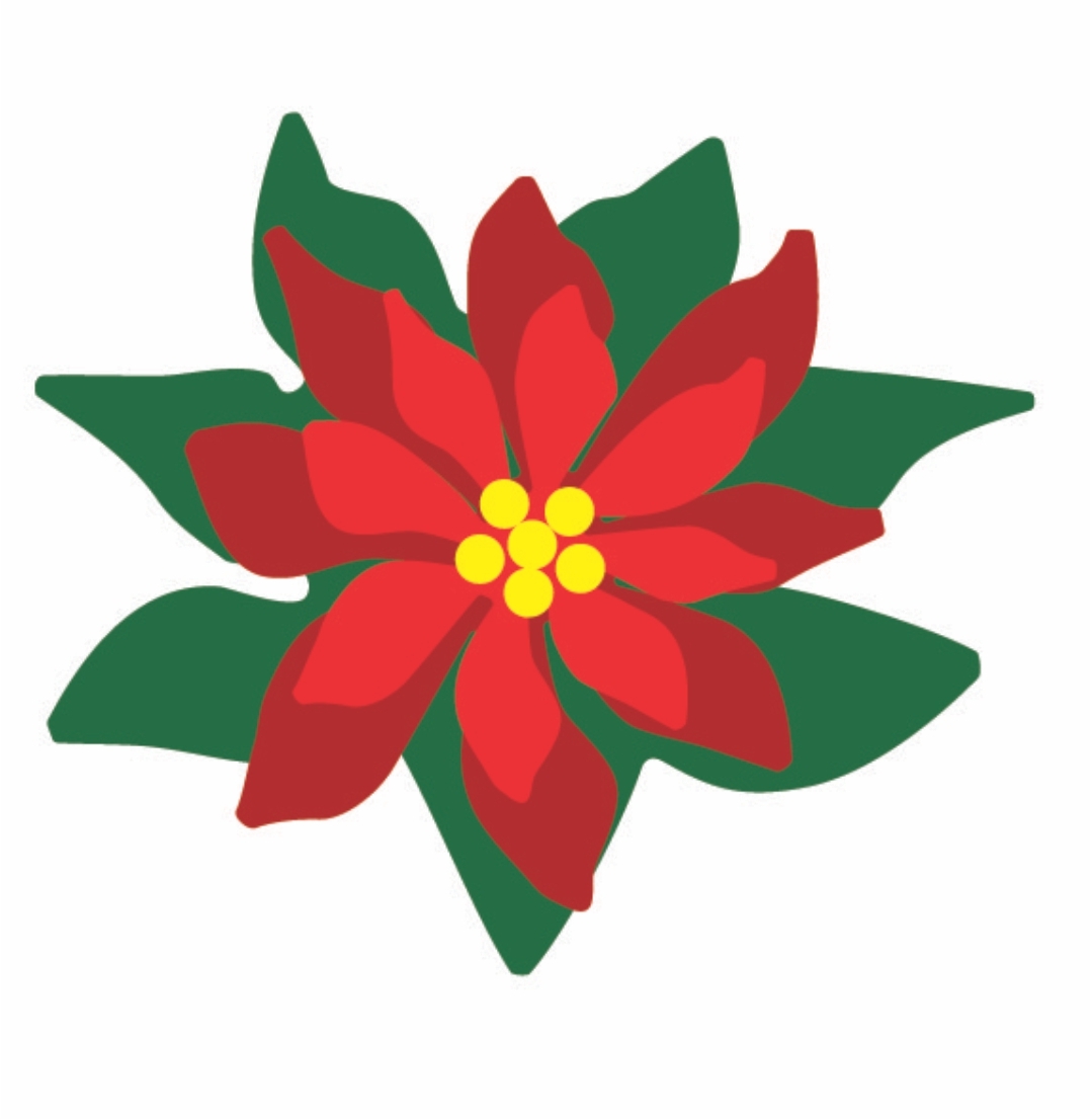 1078x1106 Poinsetta Clipart