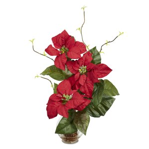 299x299 Poinsettia Artificial Flowers You'Ll Love Wayfair