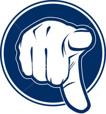 354x380 Finger Clipart Point