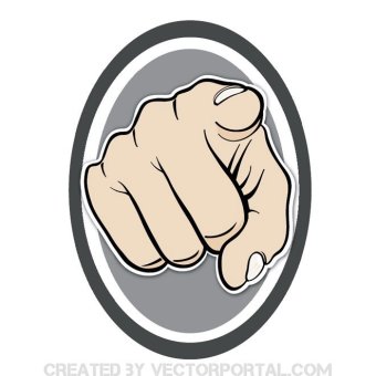 340x340 29 Pointer Finger Clip Art Vectors Download Free Vector Art