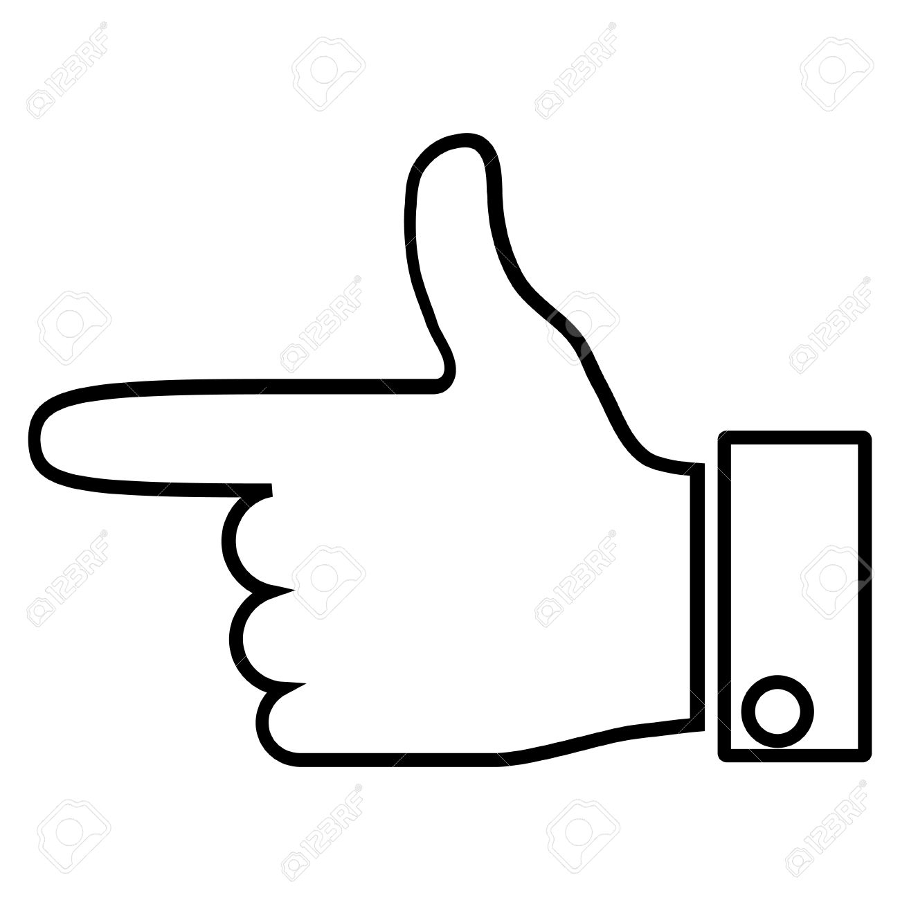 1300x1300 Pointer Clipart Left
