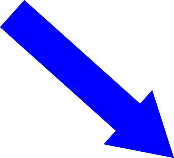 600x545 Arrow Down And Right Clip Art