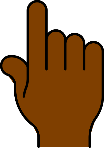 420x594 Clipart Hand Pointing