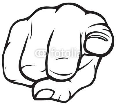400x365 Clip Art Pointing Hand