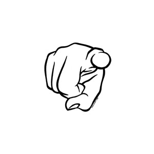 300x300 Clipart Finger Pointing At You