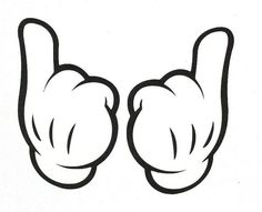 236x191 Mickey Mouse Pointing Finger Clipart