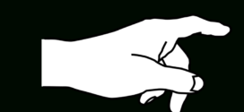 272x125 Pointing Finger Pointing Hand Clip Art