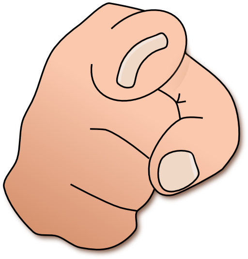 512x534 Pointing Finger Clipart I2clipart