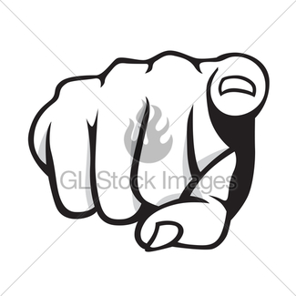 325x325 Pointing Finger Vector Gl Stock Images