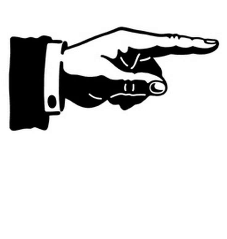Pointing Fingers Clipart