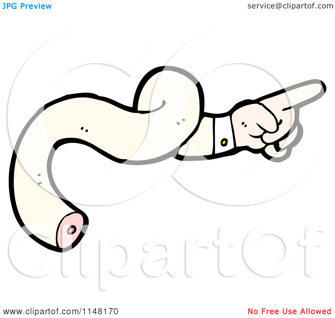 1080x1024 Cartoon Of A Pointing Hand And Twisted Arm