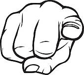 170x152 Pointing Hand Clip Art