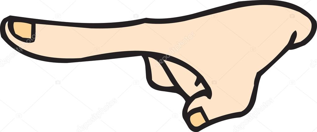 1023x426 Pointing Hand Clipart Illustration Stock Vector Kozzi2