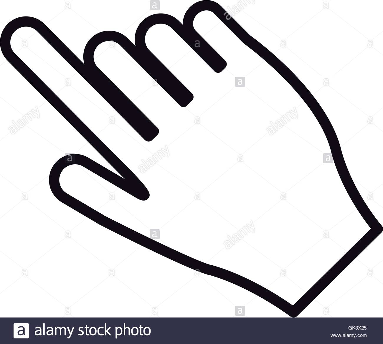 1300x1168 Hand Pointing With Index Finger Icon Stock Vector Art