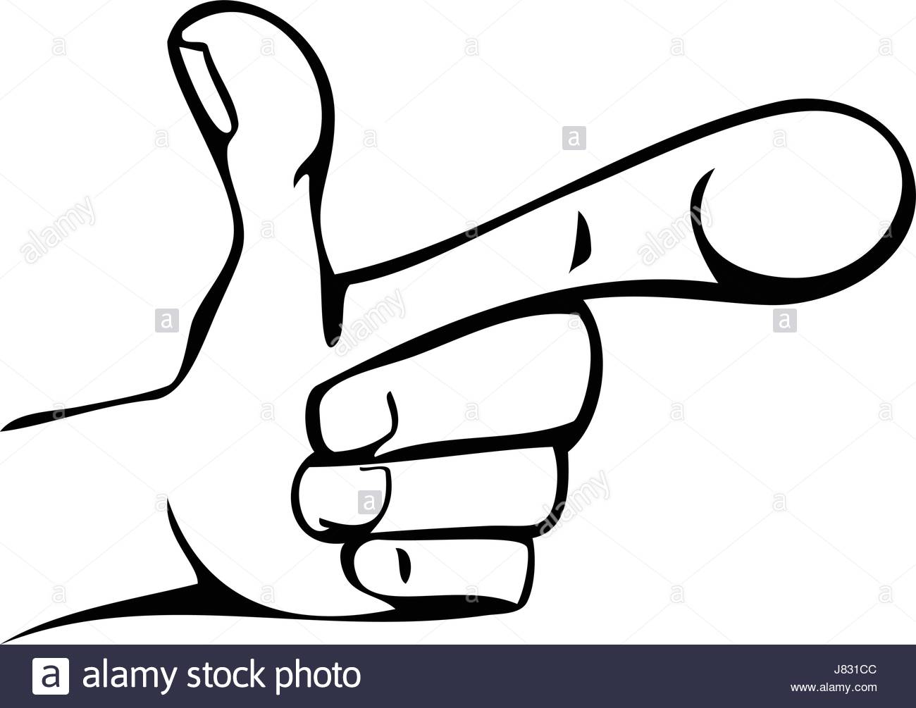 1300x1005 Cartoon Line Drawing Of Human Hand Pointing Stock Vector Art