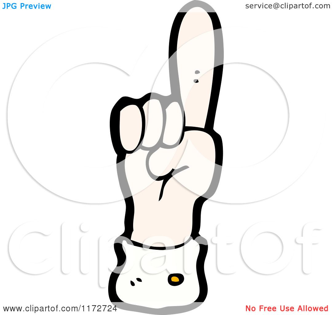 1080x1024 Cartoon Of A Hand Pointing Up