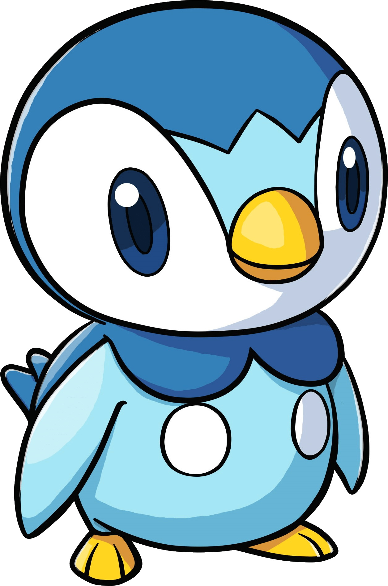 1255x1898 Piplup Pokemon Transparent Png