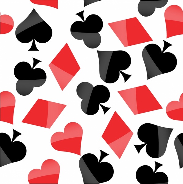 597x600 Poker Signs Seamless Pattern Free Vector In Adobe Illustrator Ai