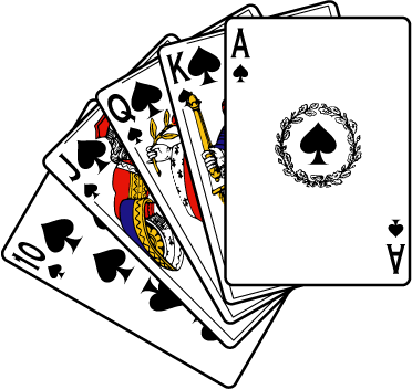 372x352 Poker Clipart Deck Card