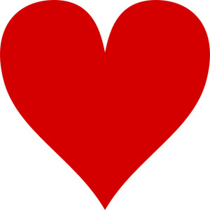 300x300 Poker Clipart Heart