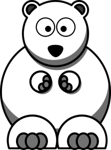 222x300 Polar Bear Clip Art