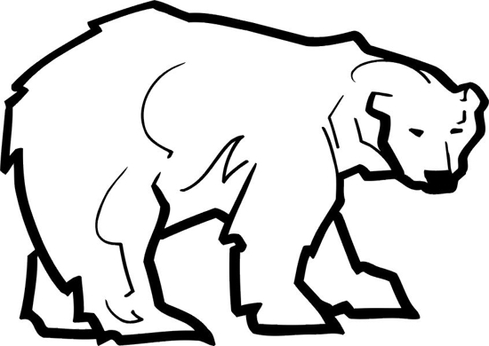 550x390 Bear Black And White Cute Polar Bear Clipart Black And White