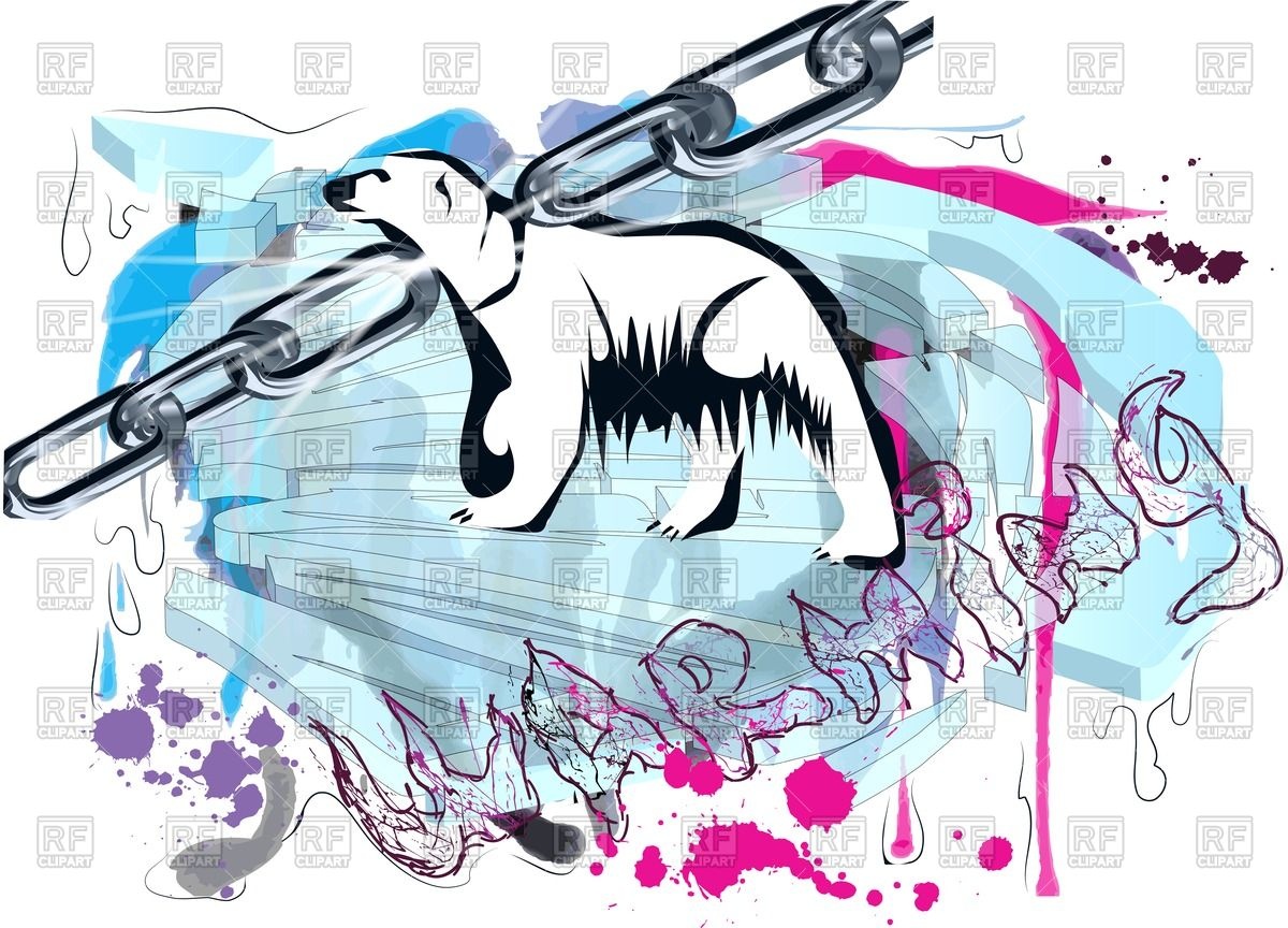 1200x864 Concept Of Global Warming With Polar Bear Royalty Free Vector Clip