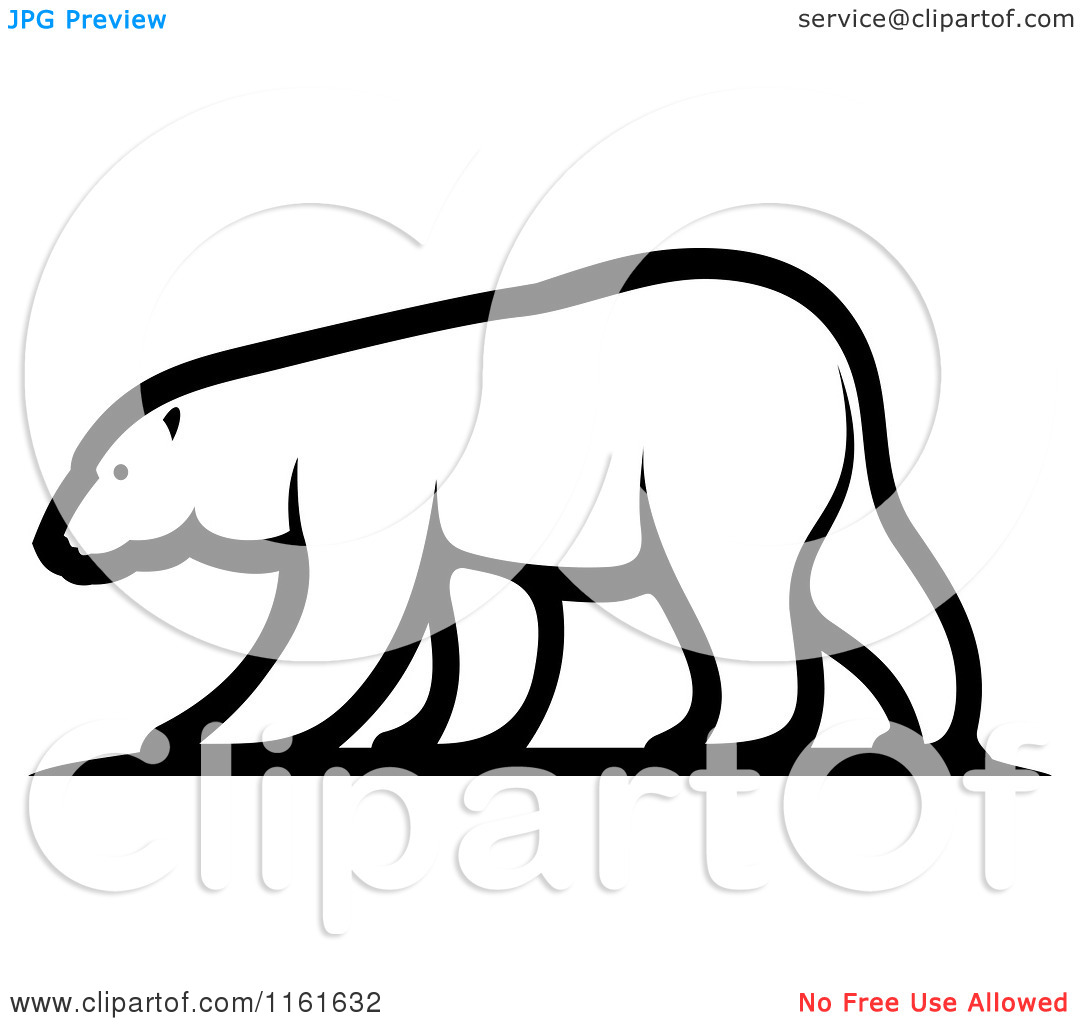 1080x1024 Polar Bear Cartoon Clipart