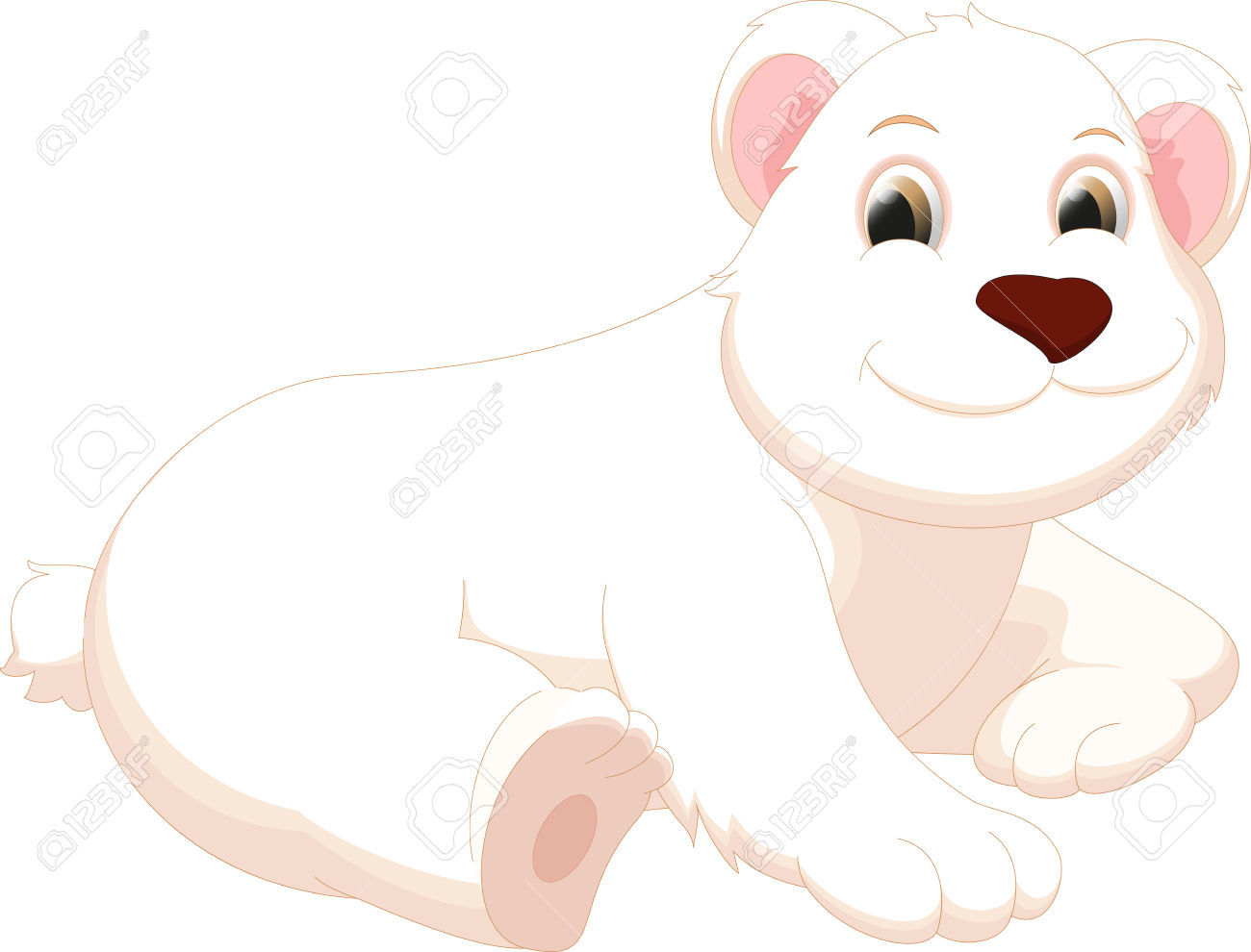 1300x990 Polar Bear Clipart Ear