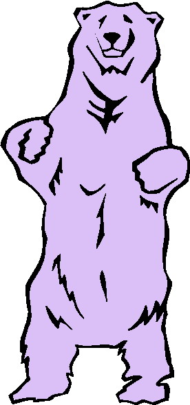 276x589 Polar Bear Clipart Purple